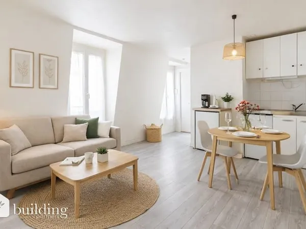 Paris 18e Ornano - Studio de 18,56 m²