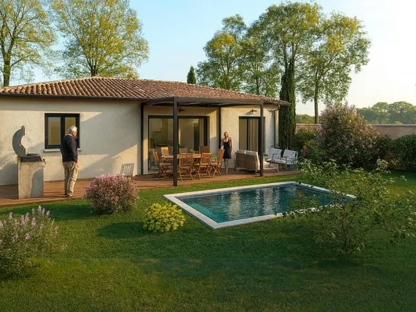 Maison de 95 m2 avec garage à Saint siffret 30700