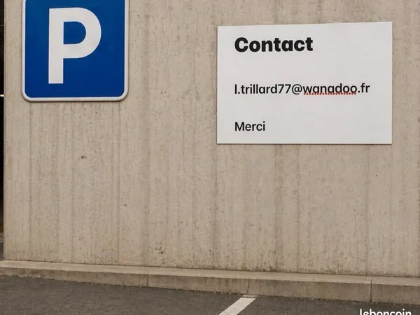 Place de parking quartier gare de Coulommiers
