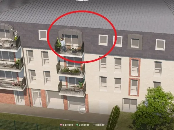 Appartement 2 pièces 37 m²