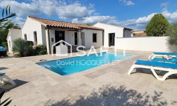 Maison T4 avec piscine sur une parcelle de 576 m2
