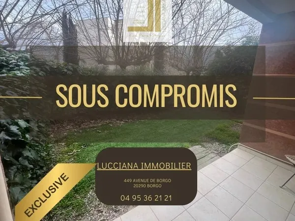 INVESTISSEMENT LOCATIF - t2 rez de Jardin centre ville de LUCCIANA