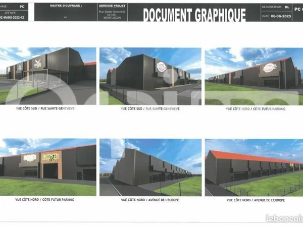 Bureau 550 m²
