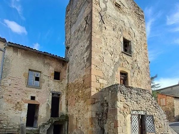 Batisse de caractère en pierre à rénover SAUVAGNAT SAINTE MARTHE (63)