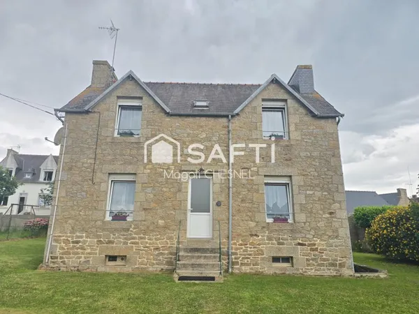 MAISON DE CARACTÈRE - 70 m² - 2 CHAMBRES - TERRAIN 618 m² - PLOUARET