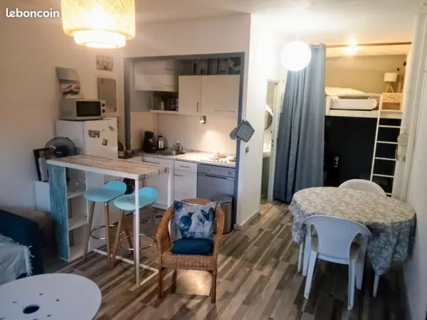 Studio Argeles plage libre jusqu'à fin juin