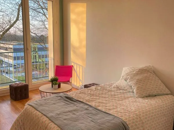 Loue 2 chambres dans appartement 59m² spacieux et rénové au calme à Villejean - Rennes (35)