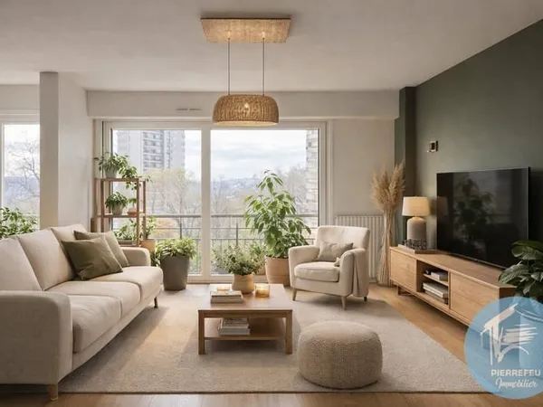 T3 de 81m2 Rénové avec Balcon et Vue - Vaise - Rochecardon -