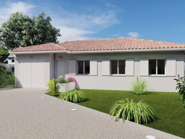 A construire : maison 3 chambres et garage