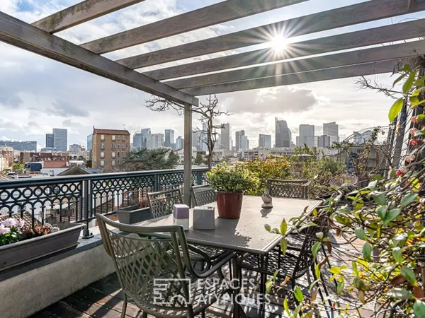 Appartement familial avec terrasse et vue dégagée dans le Triangle d'Or