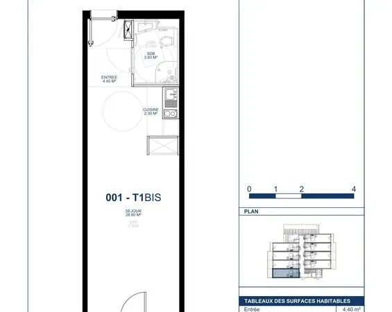 Appartement T1 BIS - La Guerche de Bretagne
