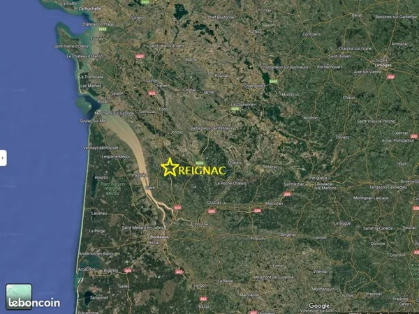 Terrain à bâtir à Reignac (33860) sur 6214 m2 avec Certificat d'Urbanisme + 2810 M2 dans les marais 