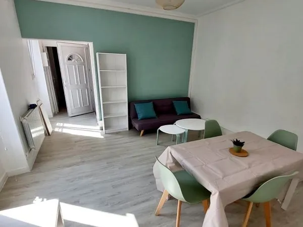 Location grand T2 meublé Le Mans - Quartier de la Mission, Proche Gare