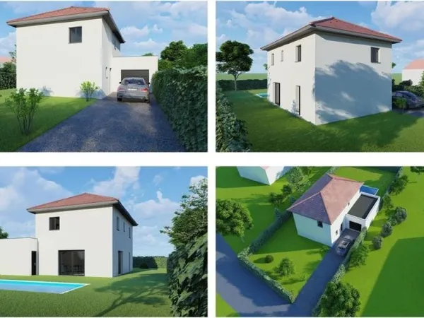 Maison de construction neuve + terrain à Sermerieu