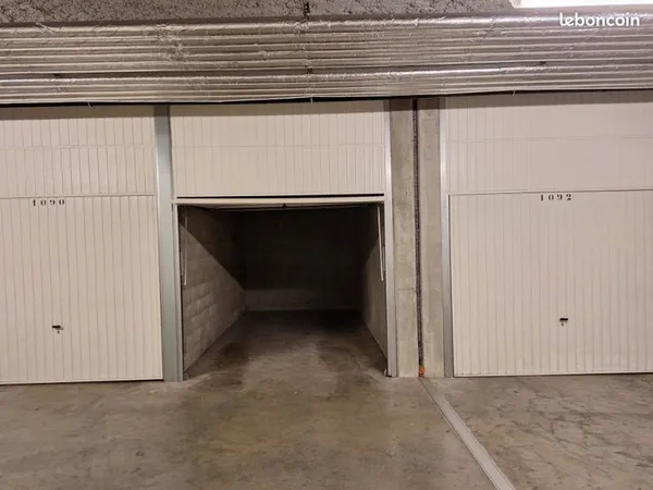 Garage en box fermé