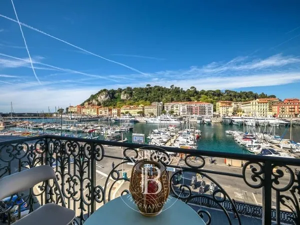 Nice - Port Lympa - Appartement - Vue Panoramique Sur Le Port