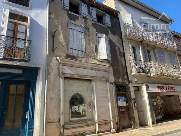 A vendre immeuble de rapport  3 appartements avec cour et grands balcons