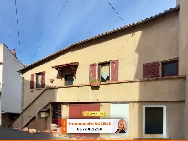 Maison de bourg de 65m² plain-pied à Veyre-Monton