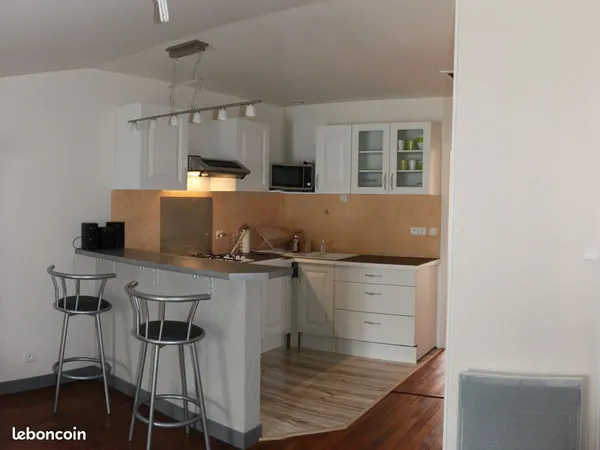 Appartement T2 meublé centre ville (proche place de verdun)