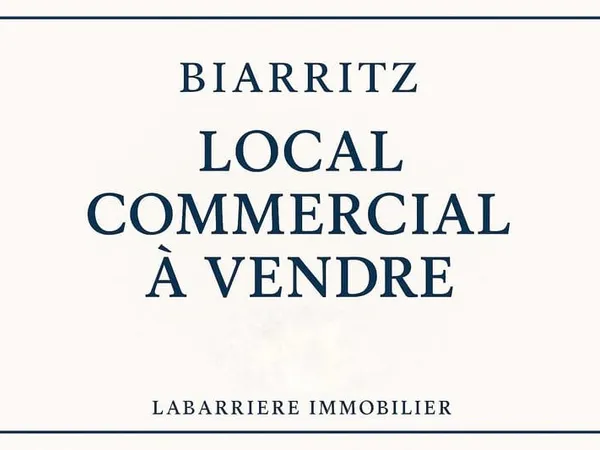 BIARRITZ - LOCAL COMMERCIAL AVEC FORTE VISIBILITÉ SUR LE BOULEVARD DU BAB.