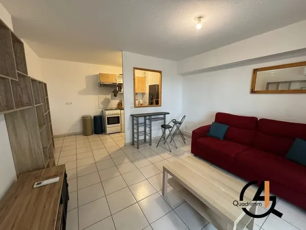 T3 meublé avec terrasse de 29 m2 + parking