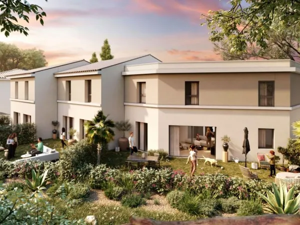 MAISON NEUVE A VENDRE A SIX-FOURS -PROGRAMME NEUF DE VILLAS EN LOTISSEMEN FERME