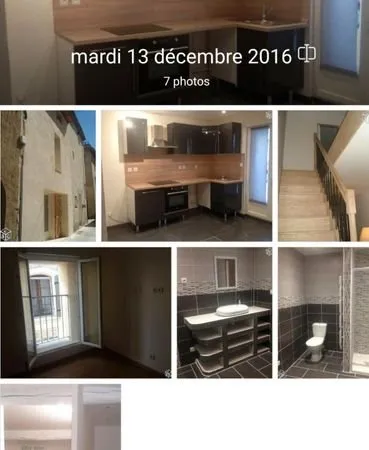 Location meuble a l' annee maison de village de type p3 de 64 m²