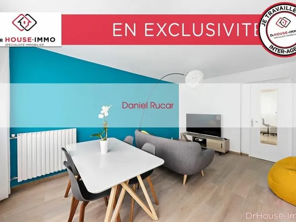 Bel appartement refait à neuf de 85 m2 Mont Saint Aignan, quatre chambres, idéal investisseur ou gra