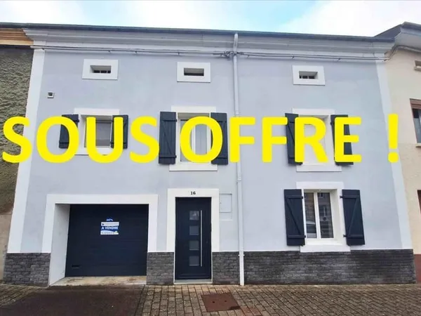 GORCY : TRES BEL APPARTEMENT F4 AVEC GARAGE TERRASSE JARDIN