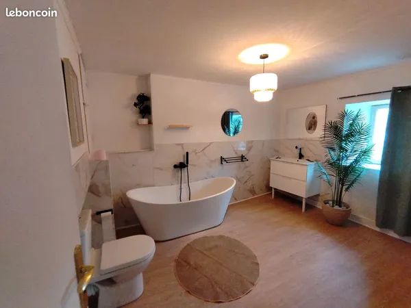 2 Maisons, 6 pièces 120m² et 3 pièces 49m², la monnerie le montel