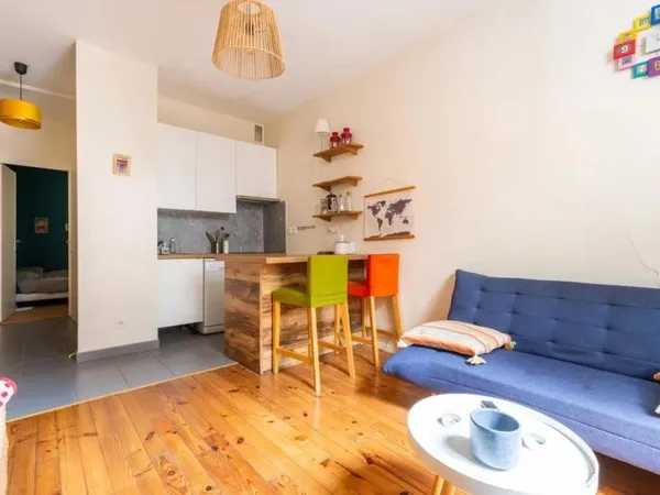 Appartement 2 pièces en plein coeur de la Halle Pajol