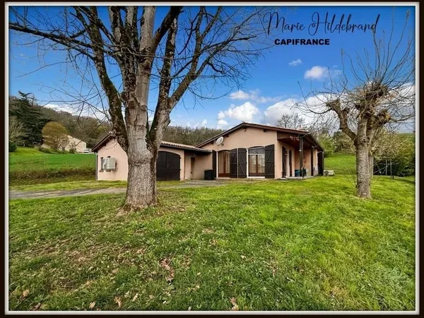 MAISON 104m² de PLAIN-PIED - 3 CHAMBRES - GARAGE - JARDIN + de 2900m²