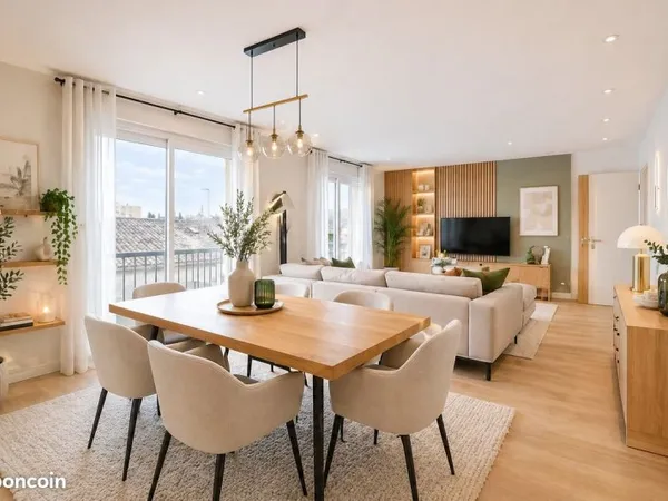 Appartement T3 rénové 92 m² - Centre-ville / Gare Lunel