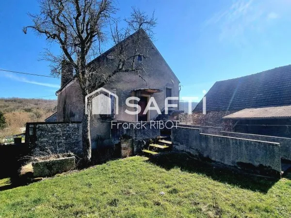 Maison ancienne de 103m2 sur 678m2 de terrain