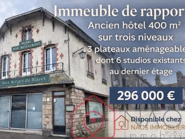 Immeuble de rapport 400 m²