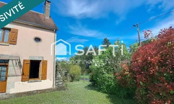 Maison en pierre, 85 m², 4 pièces avec jardin et garages