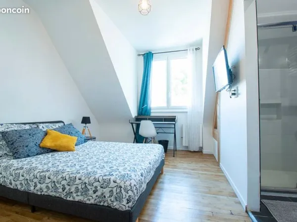 Colocation meublée - Chambre avec SDB privée - Brest Centre