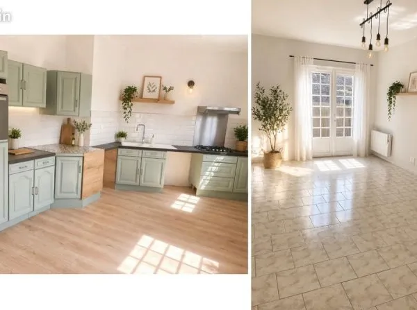 Appartement lumineux rénové avec terrasse et garage