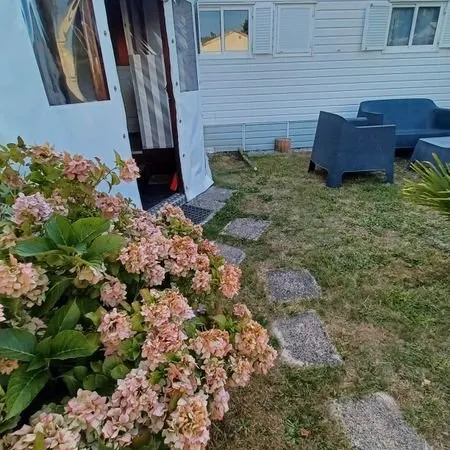 Ensemble Mobile home + chalet près de la plage de la Hume