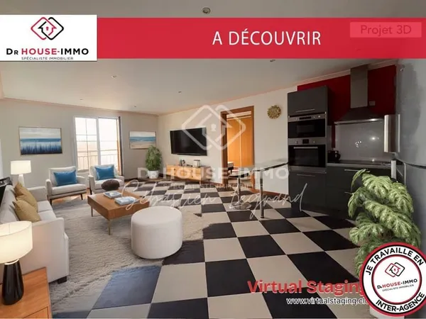 Appartement lumineux 2 pièces avec balcon et place de stationnement