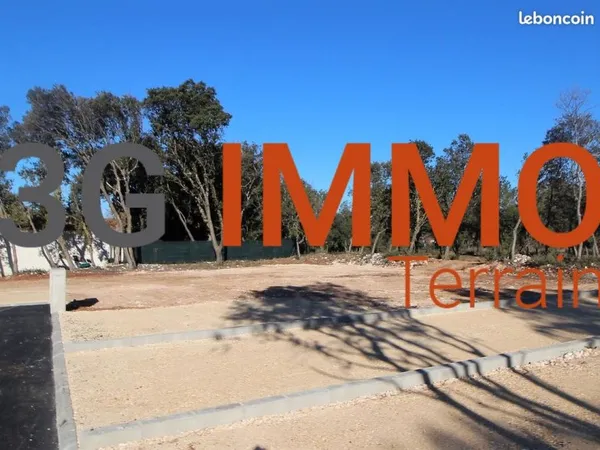 Vente | Terrain constructible | 691 m² | Uzès | Expo Nord-Est
