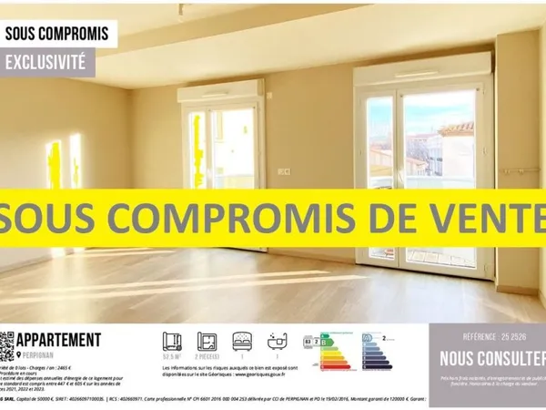 Appartement 2 pièces 52 m²