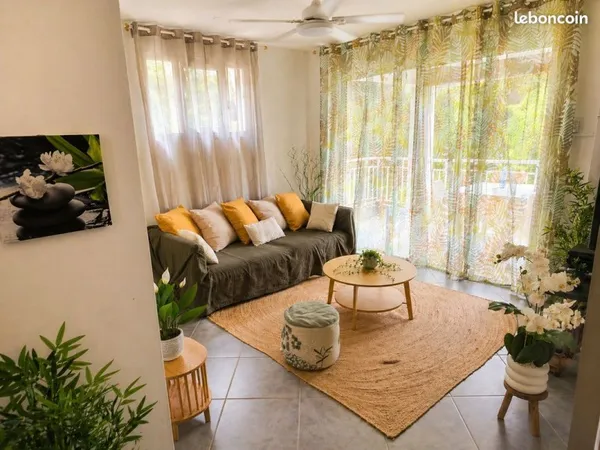 T2 meublé - Terrasse - Calme - Décoration soignée