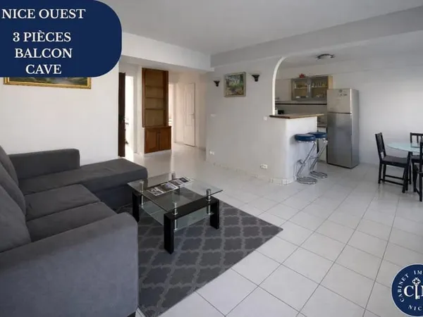Appartement 3 pièces - Lumineux & traversant - Nice Ouest
