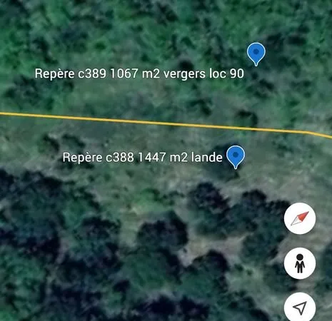 Terre agricole lande courry 30500