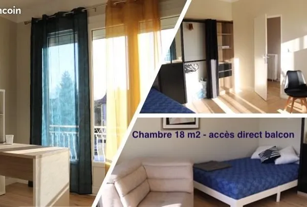 Chambre en colocation dans grande maison