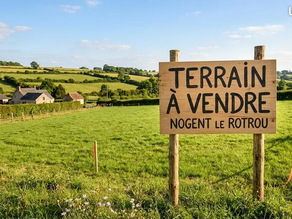 Terrain de 410m2 Nogent Le Rotrou