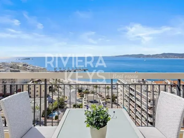 SAINT‑RAPHAËL : Appartement 2 pièces avec vue mer panoramique