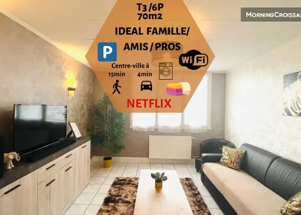 Appartement 3 pièces 72 m²