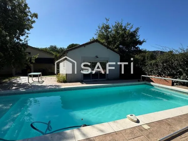 Maison 138m² avec piscine et dépendance